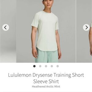 Lululemon Drysense Training Short Sleeve